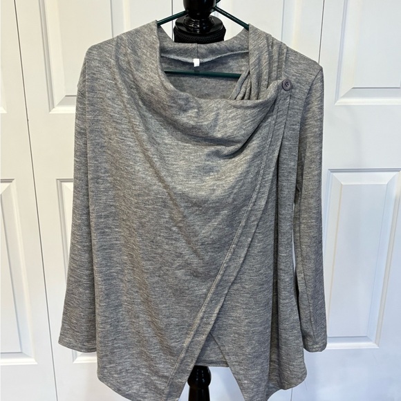 Gray Women's Drape Tunic - Picture 5 of 5
